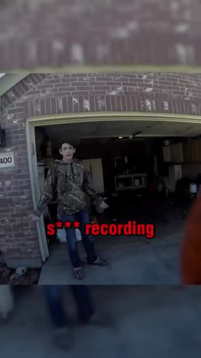 “Marine” thinks he’s tough for harassing and following these two guys