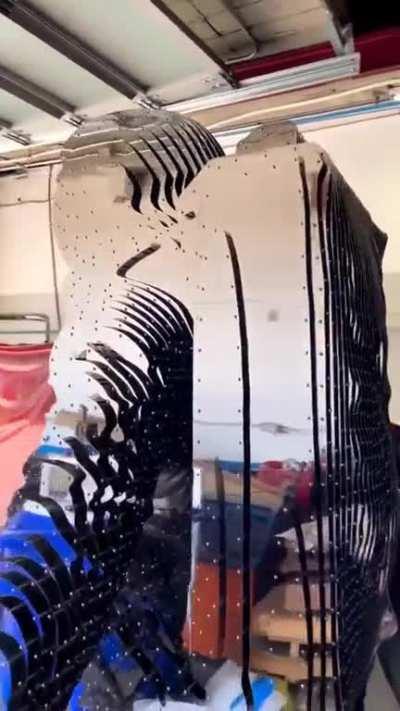 Julian Voss-Andreae is a quantum physicist-turned-sculptor. His work is heavily influenced by his background in science and his blending figurative sculptures that can nearly vanish infront of our eyes