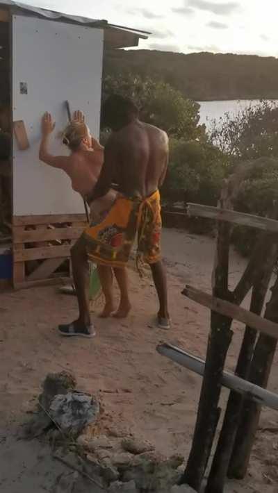 She got fucked in an African village