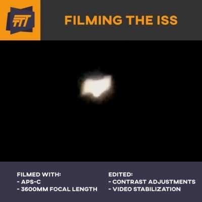ISS Video through our Joystick controlled 16