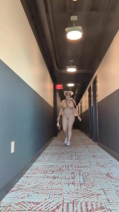 I finally did a full nude walk