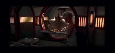 *Star Wars comes on* Me: