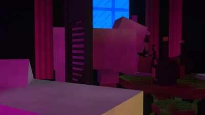 It might look like this video might've been rendered in Blender (or something else), but it's actually made in Minecraft