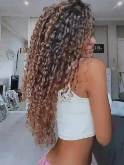 Gorgeous Woman with Curls