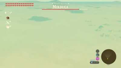 Molduga bounce across the gerudo desert