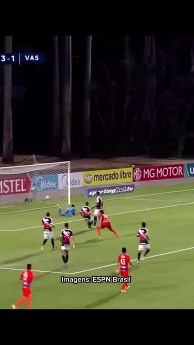 Torcedor vascaíno cuidando da base.