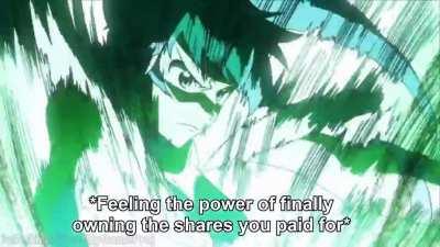 Allow me to help keep your tits jacked till Monday! ComputerShare will be the catalyst to the MOASS. The apes will the hardest diamond hands will win in the end 💎🙌 (Source: Gurren Lagann)