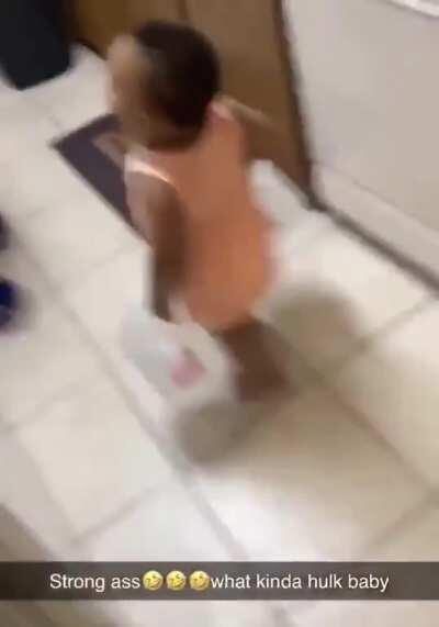 Worlds Strongest Baby