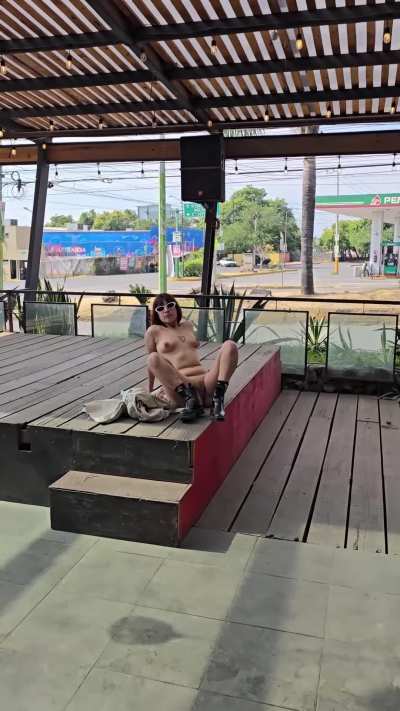 Bingo challenge #6 Topless or naked outdoors [F]