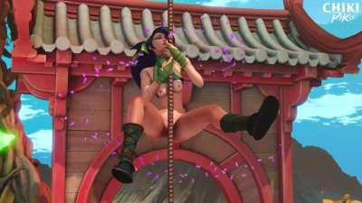 Akali's Pole dance original skin (Chikipiko) [League of Legends]