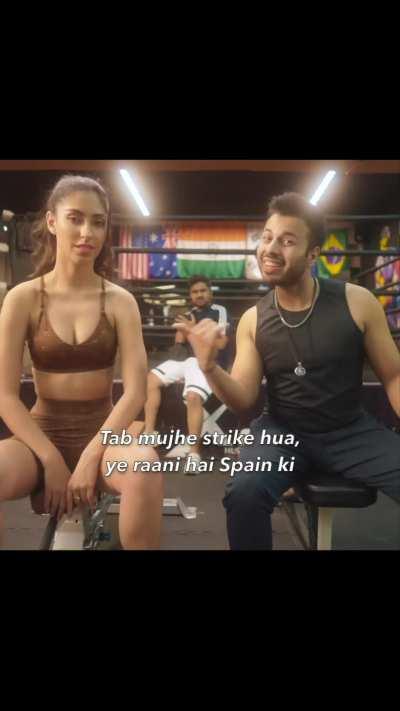 Fir mujhe strike hua ye raani hai Spain ki