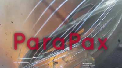 Ukrainian RAM-2X hits a Russian vehicle in Debaltseve, Donetsk Oblast. 2 September 2025