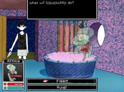 OMORI drops by Squidward's house