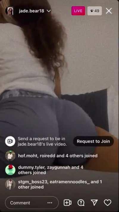 Short clip. She also blocked me lol