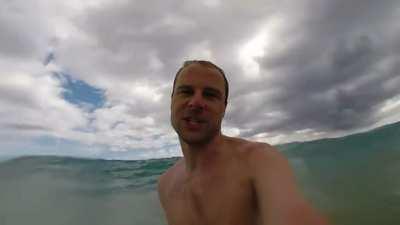 Never turn your back on the ocean