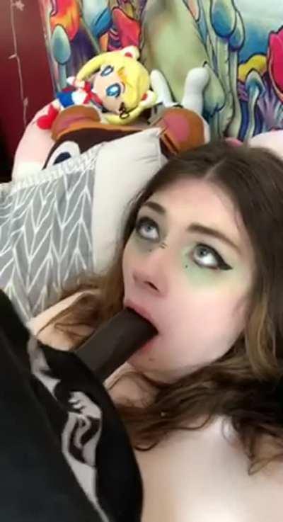 I suck my bbc dealer in full sissy make up for weed on 🍃4/20🍃rp