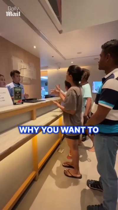 Indian tourist has an insane freakout after being charged twice at a hotel