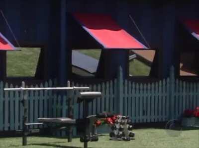 Lady Gaga's Chromatica II into 911 but it's Jerry falling into the pool on BB10