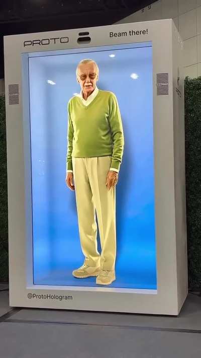 Jesus Christ! Somehow only just now I learned about this Stan Lee hologram nightmare.