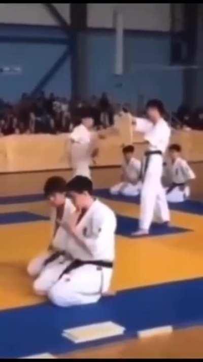 to do karate.