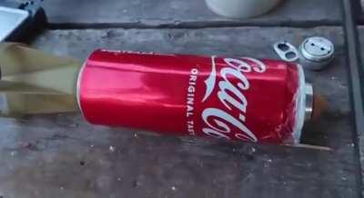 russians dont have Coca Cola any more, so kind Ukrainian drone pilots found a way to send them some.
