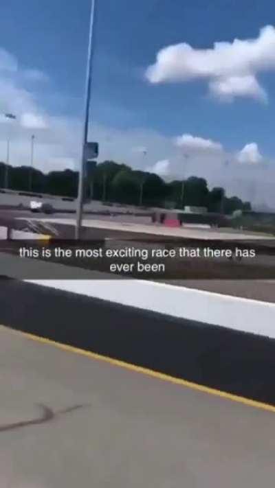 Usain bolt got nothing on this guy