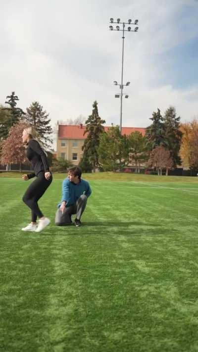 kicking a field goal
