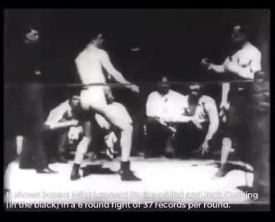 Boxing match from 1894