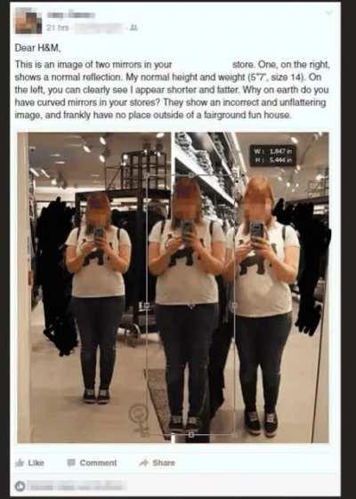 It's not the mirror hun