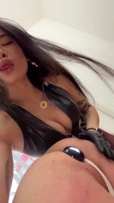 Cage: secured. Butt plug : buried deep. What about you sissy?