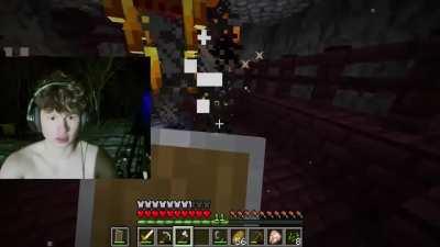 I beat Minecraft out in winter with nothing but my underwear and vodka