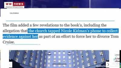 WWN apologises for recent Scientology remarks.