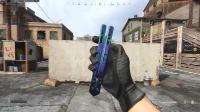 Butterfly Knife inspect for those who are interested in buying the bundle.