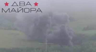 RU POV: FAB strikes on Ukrainian positions in the Sumy direction.