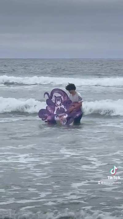 I went with vtubers to fitting places