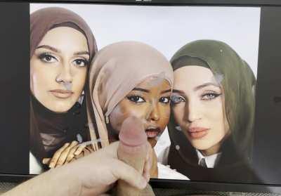 Cumtrib auf diese Hijabis