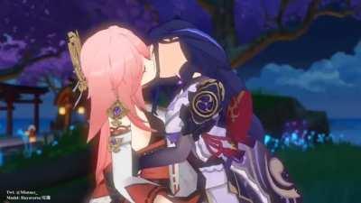 EiMiko Kiss (Remake) by Minto - [Genshin Impact]