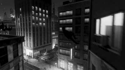 Spider-Man Noir Wall Running