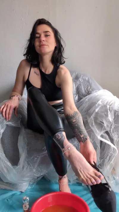 what a slippery glide!