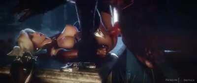 Mercy pounded [Overwatch] (vgerotica)