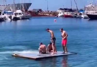 He just wanted to join the fun