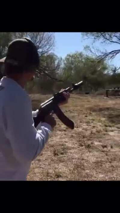 Suppressed 74 in Action