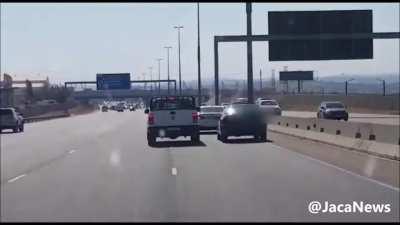 Hit and run prevented by witnesses