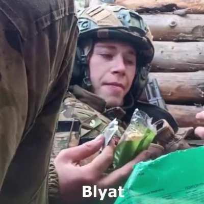 Combat ration situation under artillery fire