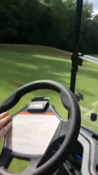 HMFT after I get bulldozed by a golf cart