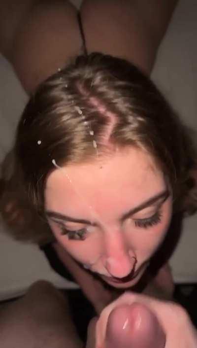 Blow a load on me like this?