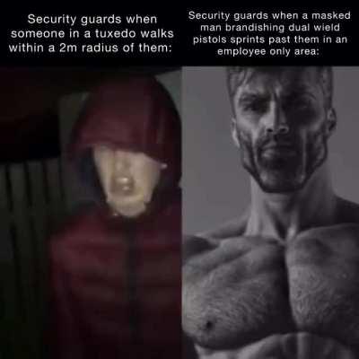 The amount of times I have walked past a guard to be mercilessly slaughtered in a matter of seconds is ridiculous