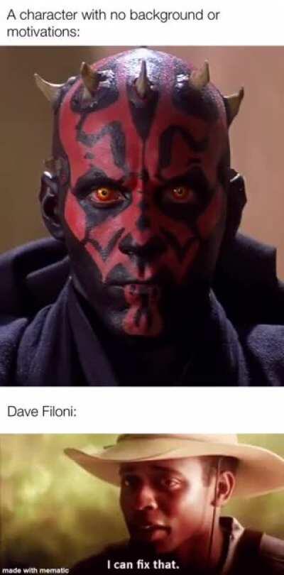 Thanks for filling in the blanks, Dave