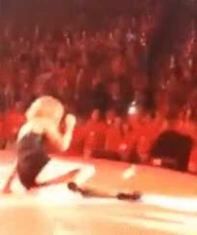 I hope she didn't hurt that beautiful butt of hers!...