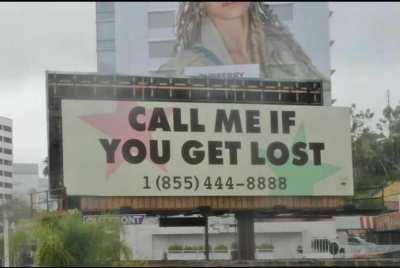 Recording of the skit you hear when you call this number (Tyler at 0:34)